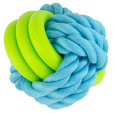 Pawise fetch&play rope ball